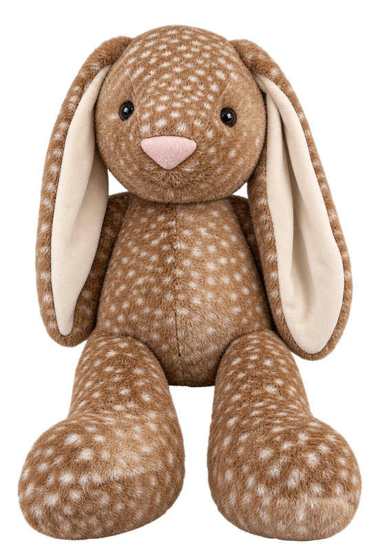 Viral Deer Print Bunny Plush – Limited Stock 🤎